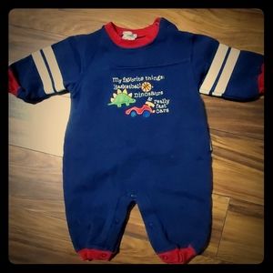 One piece sweat suit